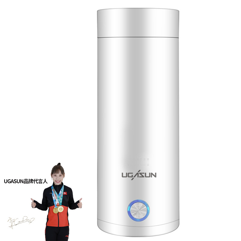 UGASUN便携式烧水壶保温自动家用旅行宿舍学生小型电加热开水杯