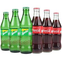 COCA COLA/可口可乐泰国可乐/雪碧青柠檬汽水250ml/玻璃瓶