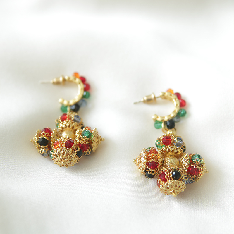 Earrings High-Grade Earrings 925 Silver Stud Earrings Ins Style Hot-Selling Earrings Qingdao Ornament Zhonggu Heavy Industry Ornament