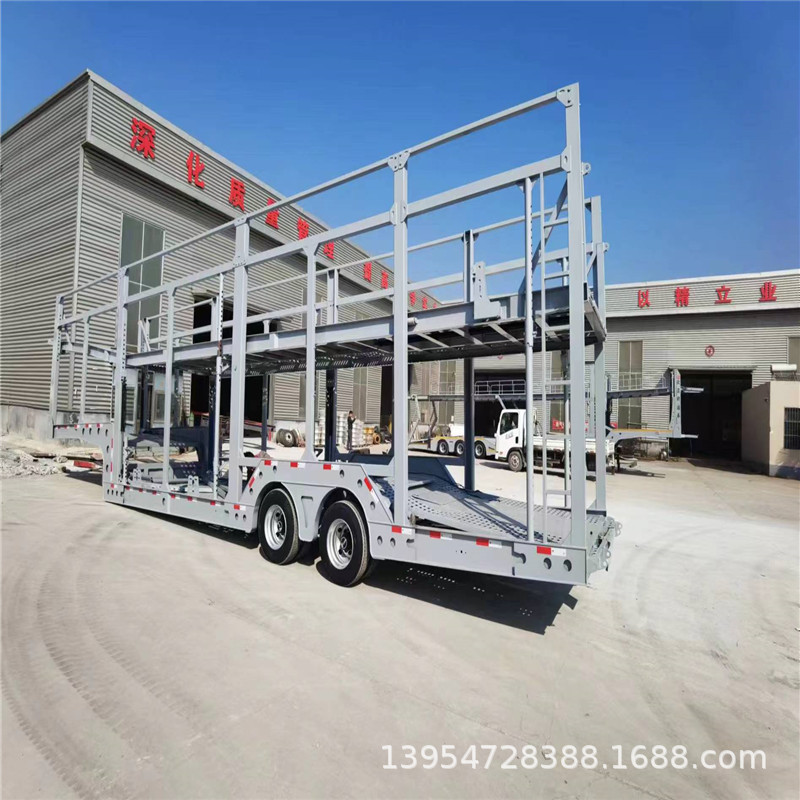 出口轿运车 两轴轿车运输车 商品车 交运车车辆运输半挂车-阿里巴巴