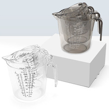 烘焙工具 150/300/600/1000ML透明量筒 PS刻度加厚厨房塑料量杯