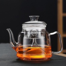 加厚玻璃蒸茶壶煮茶器大容量蒸汽煮茶壶家用电陶炉养生烧水壶套装