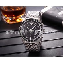 美国代购 阿玛尼女士简约水钻拼接小表盘经典石英手表ar1963直邮