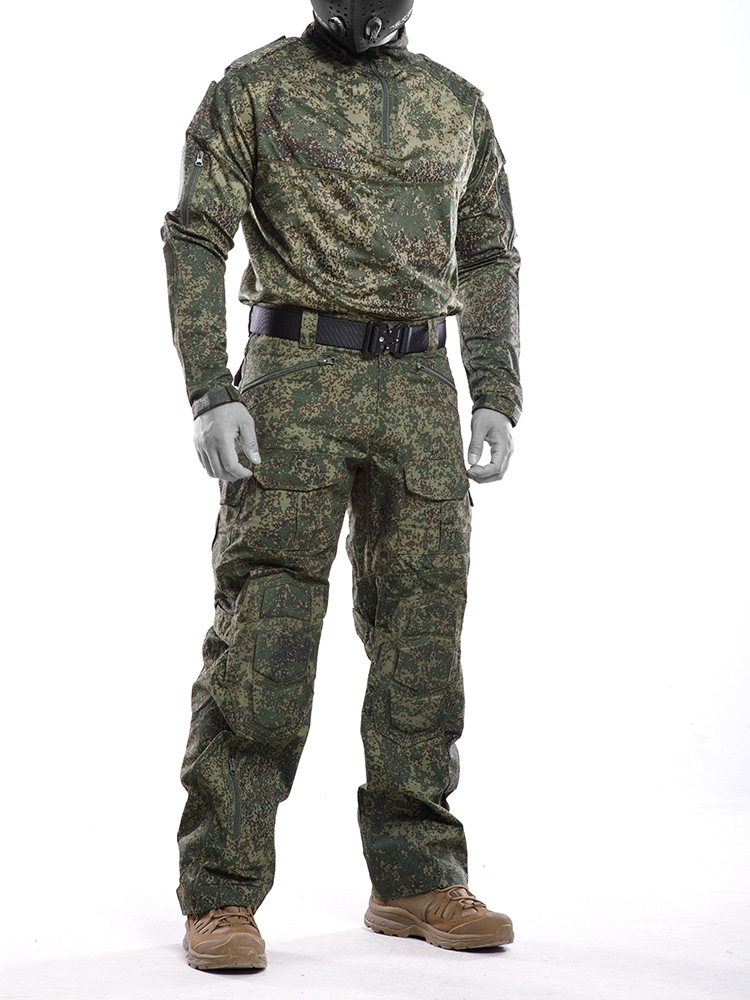 Three Tortoise Shell Russian Camouflage Clothing Suit Male G3 Frog Combat Training Wear G4 Cross-Border Tactical Pants