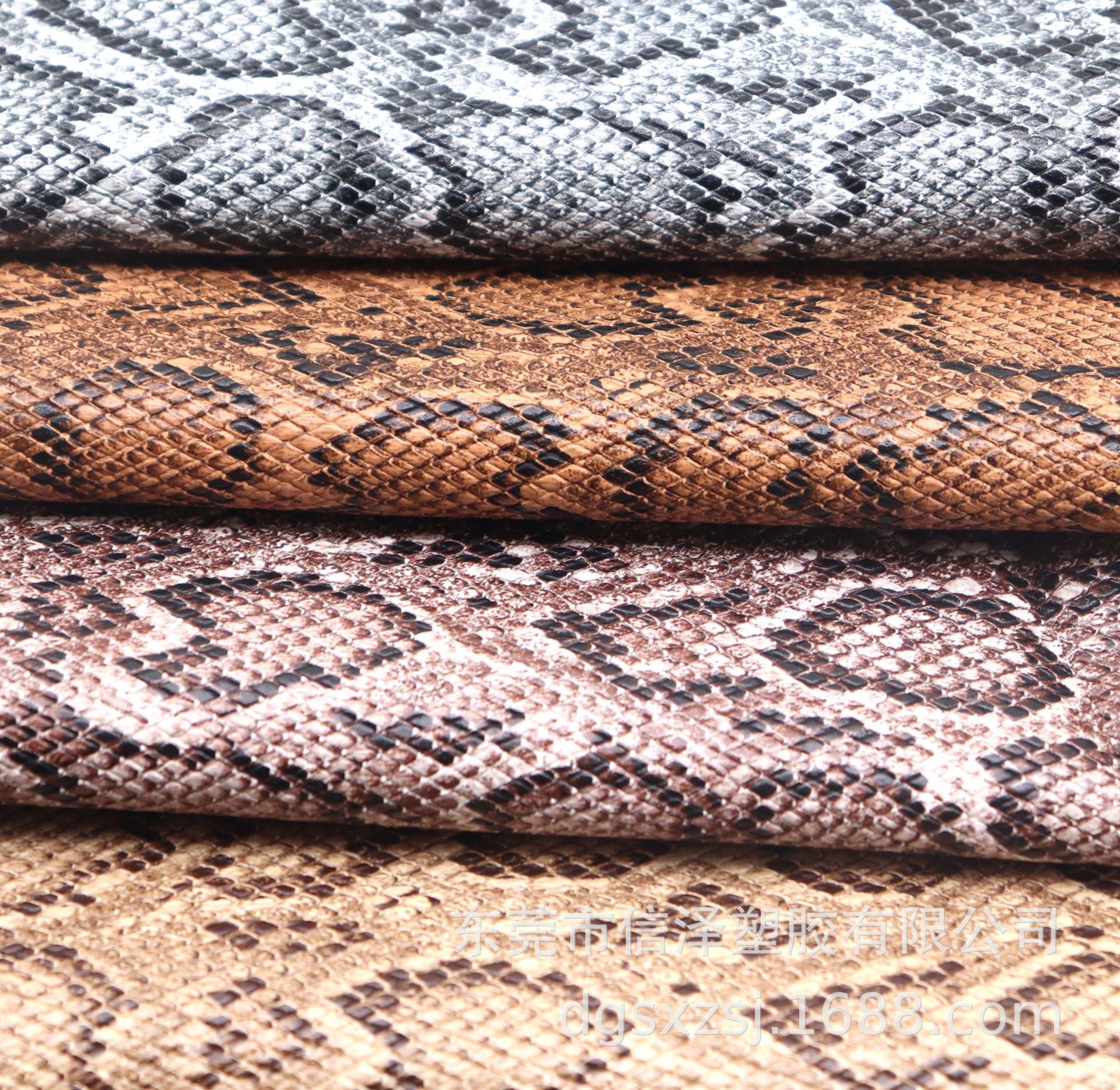 工厂货源现货p经典蟒蛇纹人造革包装礼品礼盒箱包手袋女鞋皮革