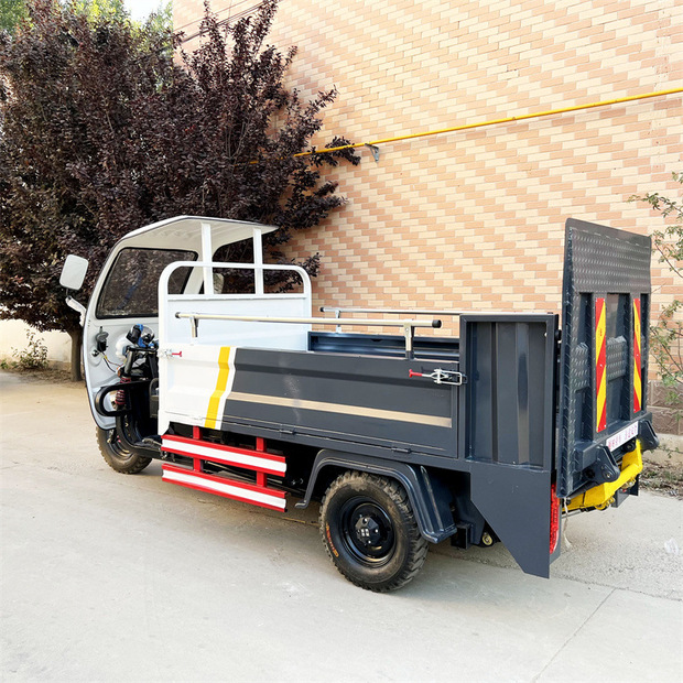 定制液压尾板垃圾车 久达供应新能源垃圾清运6之8桶型号 齐全现车