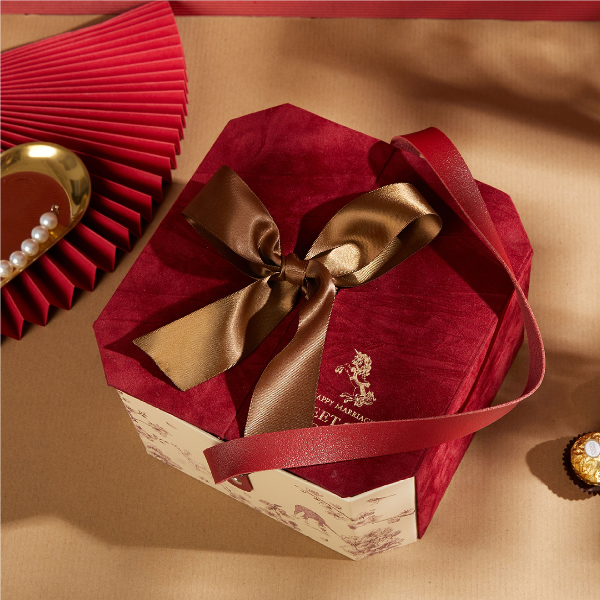 母亲节蝴蝶结礼盒套装生日礼物盒婚庆喜糖盒婚礼伴手礼盒子批发