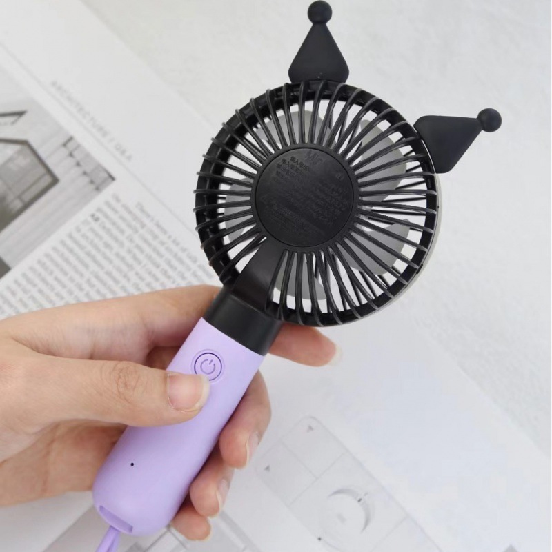 2024 Popular Cartoon Cute Creative New Mini Little Fan USB Portable Charging Interface Fan Wholesale