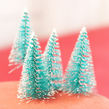 小雪松圣诞装饰插件微景观摆件迷你小松树圣诞树生日蛋糕装饰小树