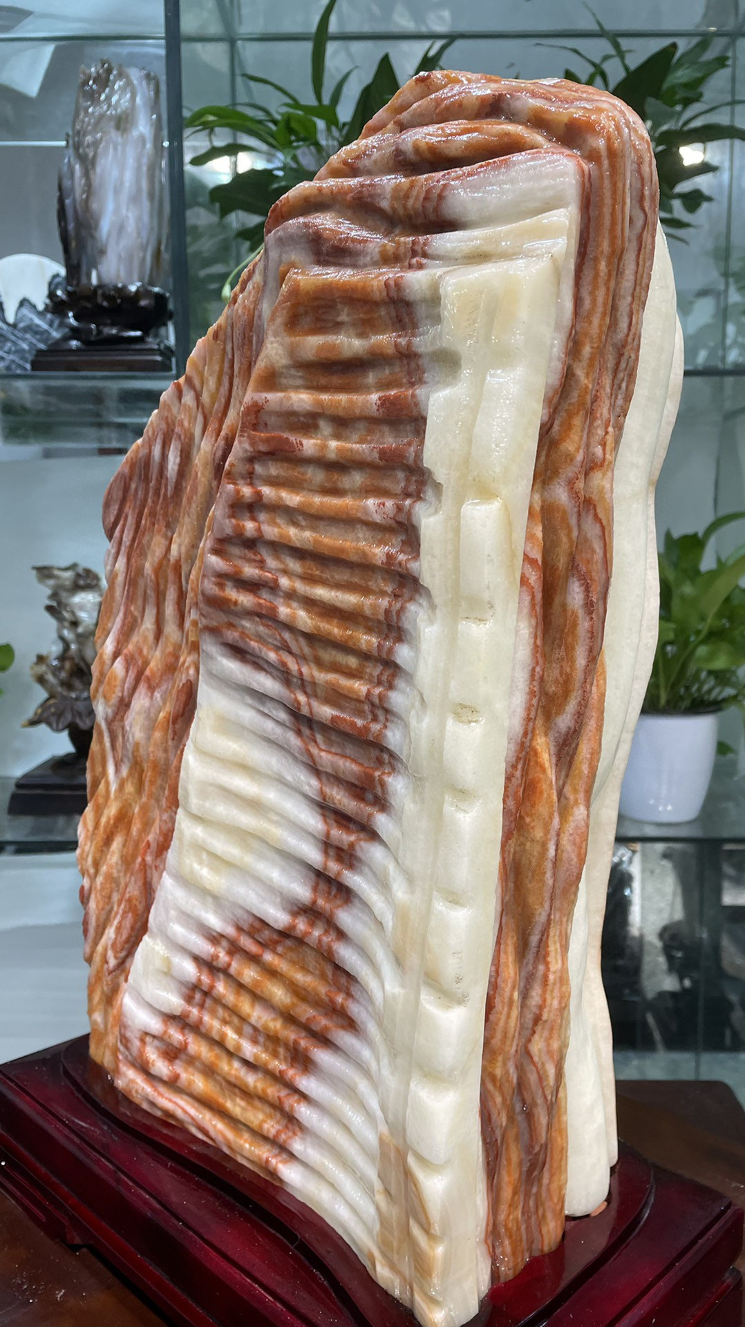 猪肉石五花肉原石摆件造型石奇石腊肉石招财风水石招财肉石29572