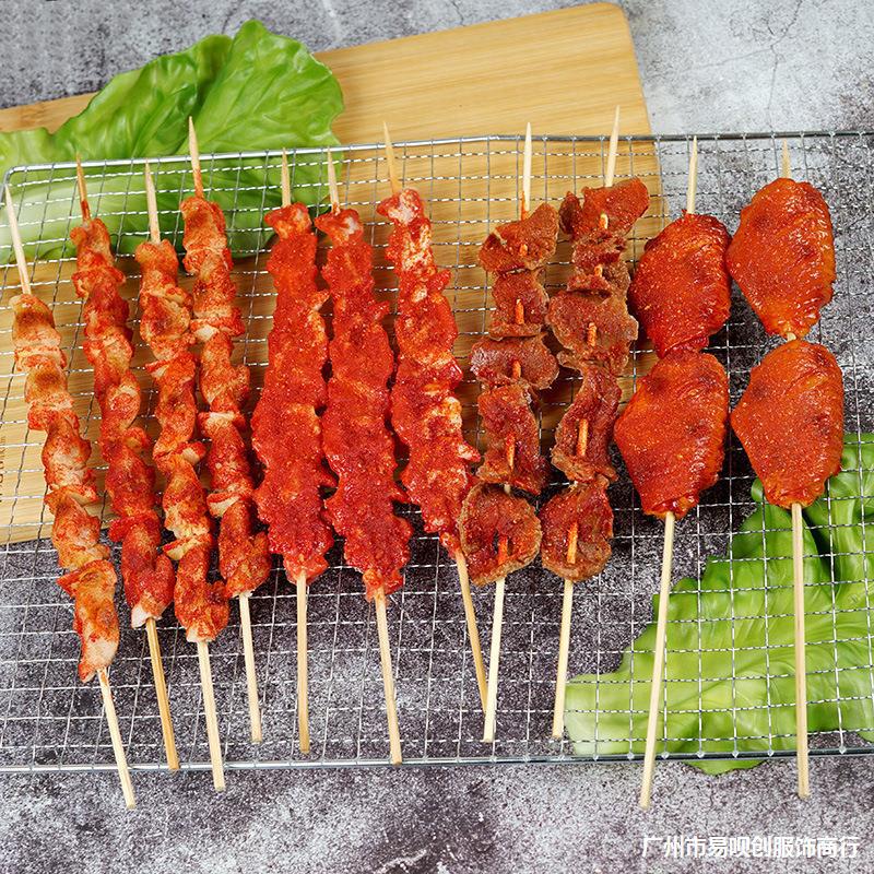 道具串店铺摆摊串串摆设模型食品串豆腐假菜炸串肉丸仿真食物烧烤