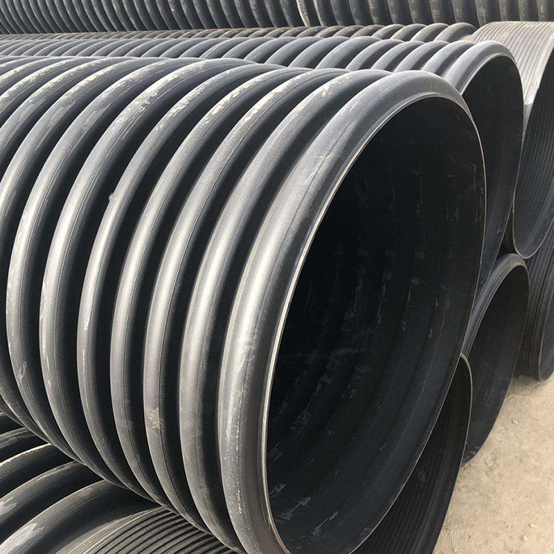 加工定制hdpe双壁波纹管 大口径排水管下水道排污管道 通风管道