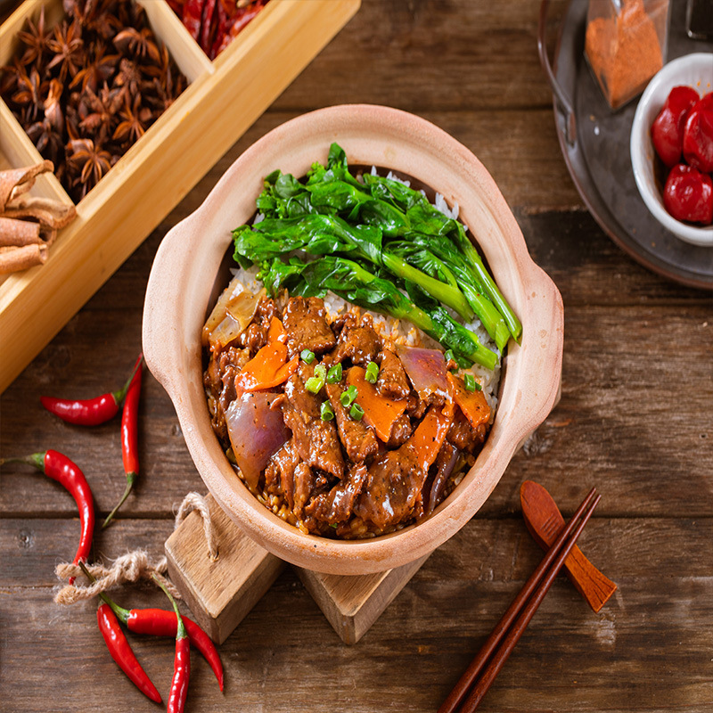 黑椒里脊料理包外卖冷冻快餐方便速食预制菜半成品外卖快餐批发