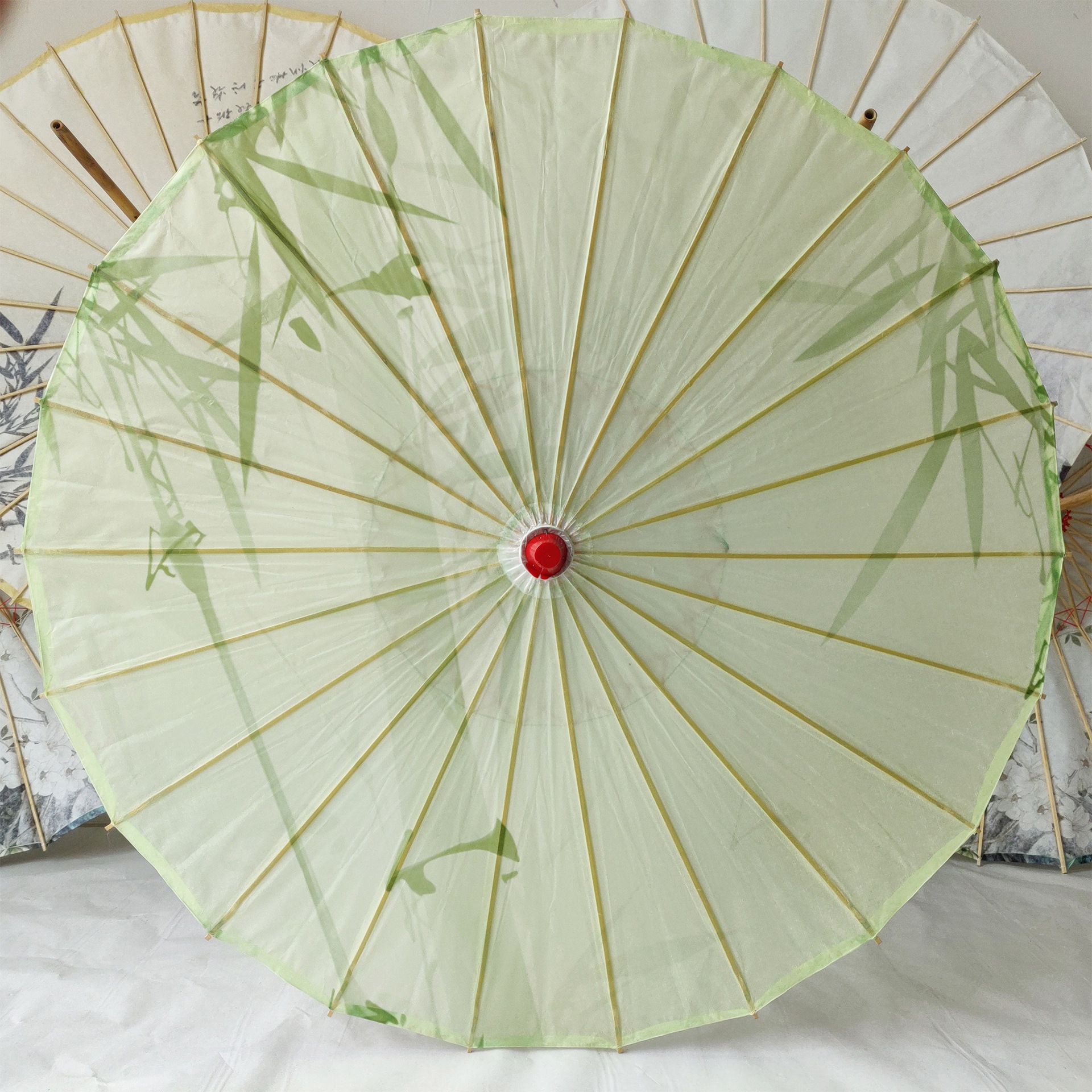 石鼓防雨防晒油纸伞女古风道具古典舞蹈汉服伞旗袍走秀吊顶桐油