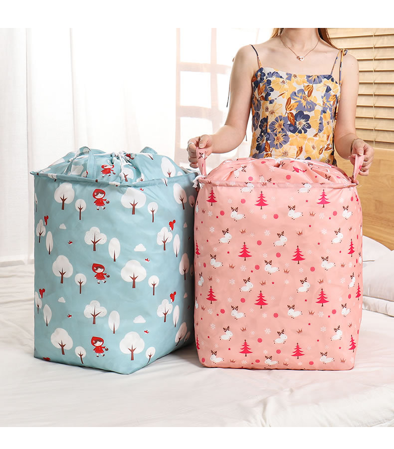 2021巨无霸棉被子收纳袋束口抽绳装衣服大袋子衣物整理行李搬家袋