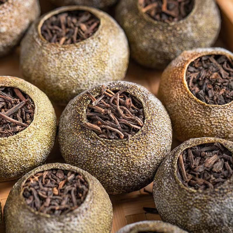 小青柑批发新会普洱茶陈皮年宫廷橘普茶叶熟茶gg散装批发