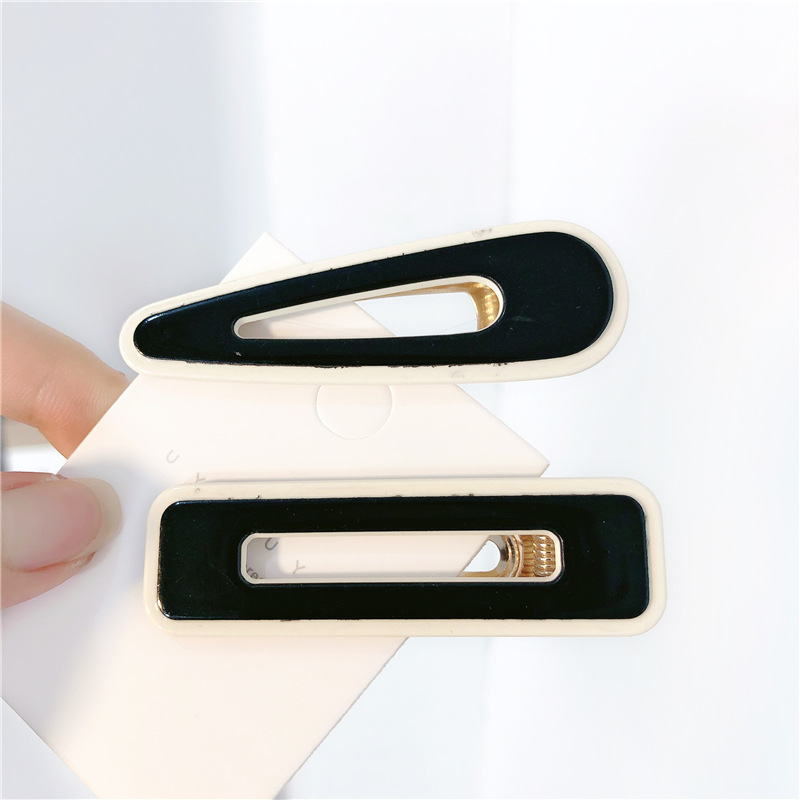 Classic Style Simple Elegant Hair Clip Bang Clip French Girl's Hair Hoop Duckbill Clip Ins Japanese and Korean Hair Accessories Women