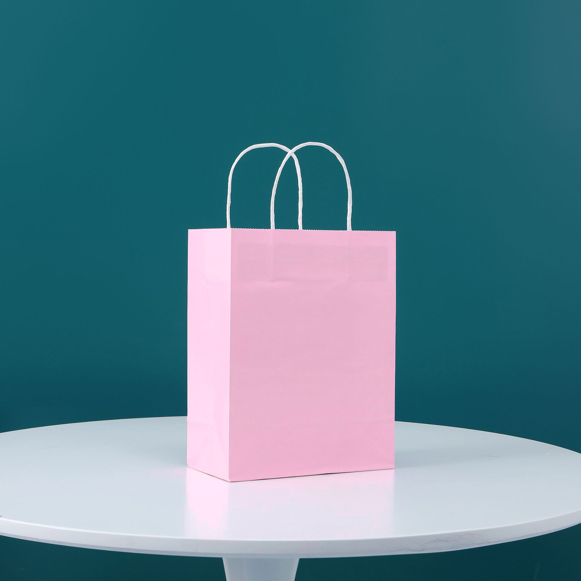 批发空白牛皮纸袋加印个性服装购物礼品包装袋外卖手提袋纸-阿里巴巴