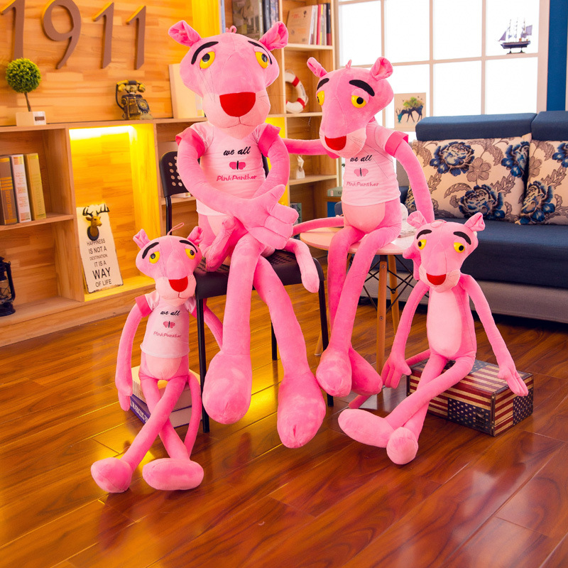 批发达浪粉红顽皮豹毛绒玩具 粉红豹公仔 顽皮豹公仔 一件代发-阿里巴