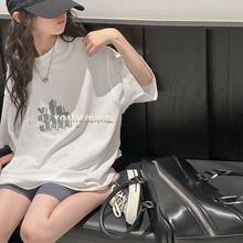 中大童韩版童装时髦洋气女孩短袖T恤2024新款女童夏装上衣