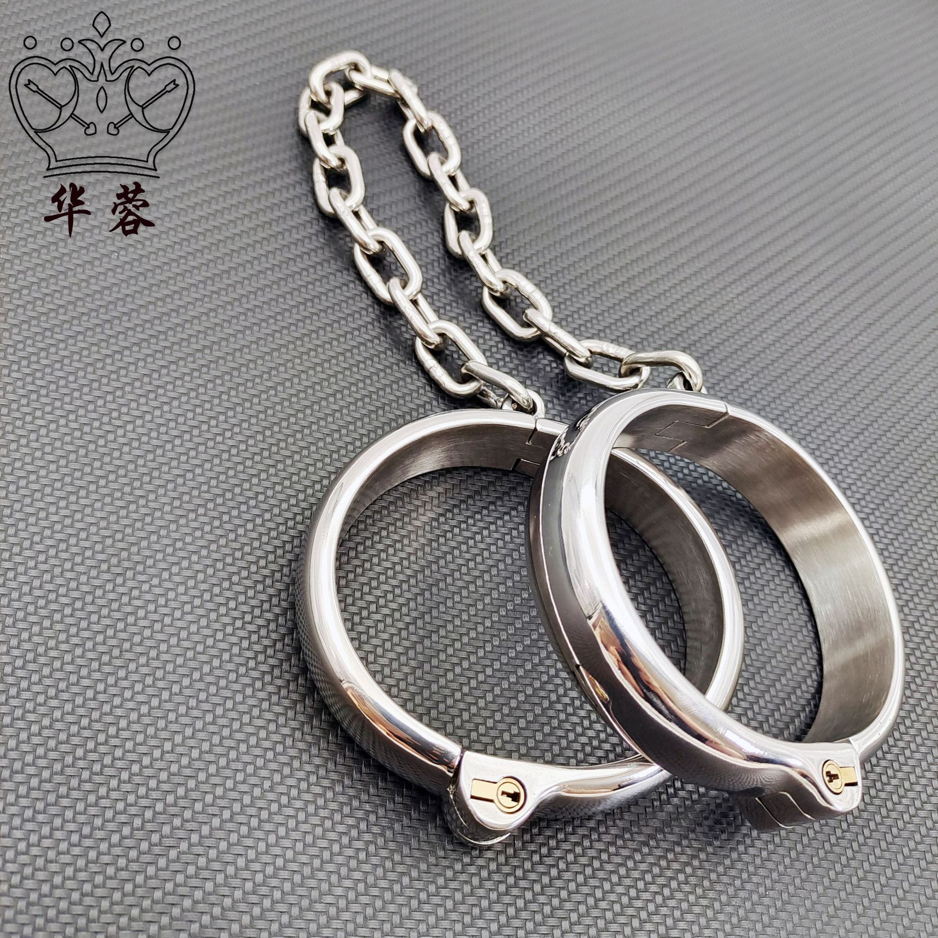 金属sm手足颈另类捆绑调教情趣不锈钢成人用品束缚玩具调情项圈