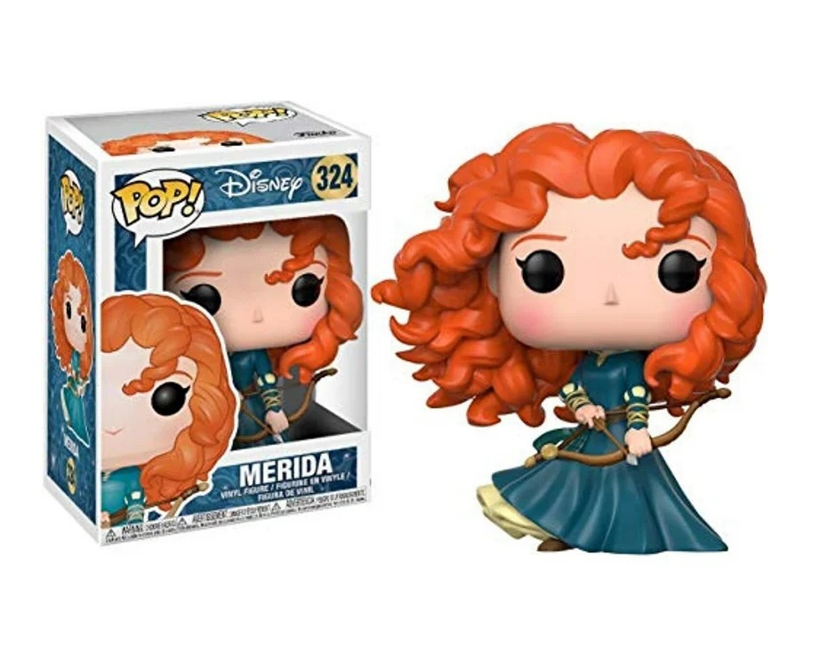 pop #324 公主 勇者传说 梅莉达公主射箭 merida 手办玩具-阿里巴巴