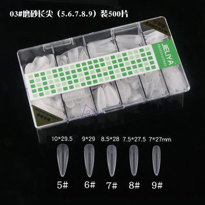 New Patch for Nail Beauty Shop Nail Patch Full Semi-Nail Sticky Dual-Use Polishing-Free Wear Nail Extension Nail Tip