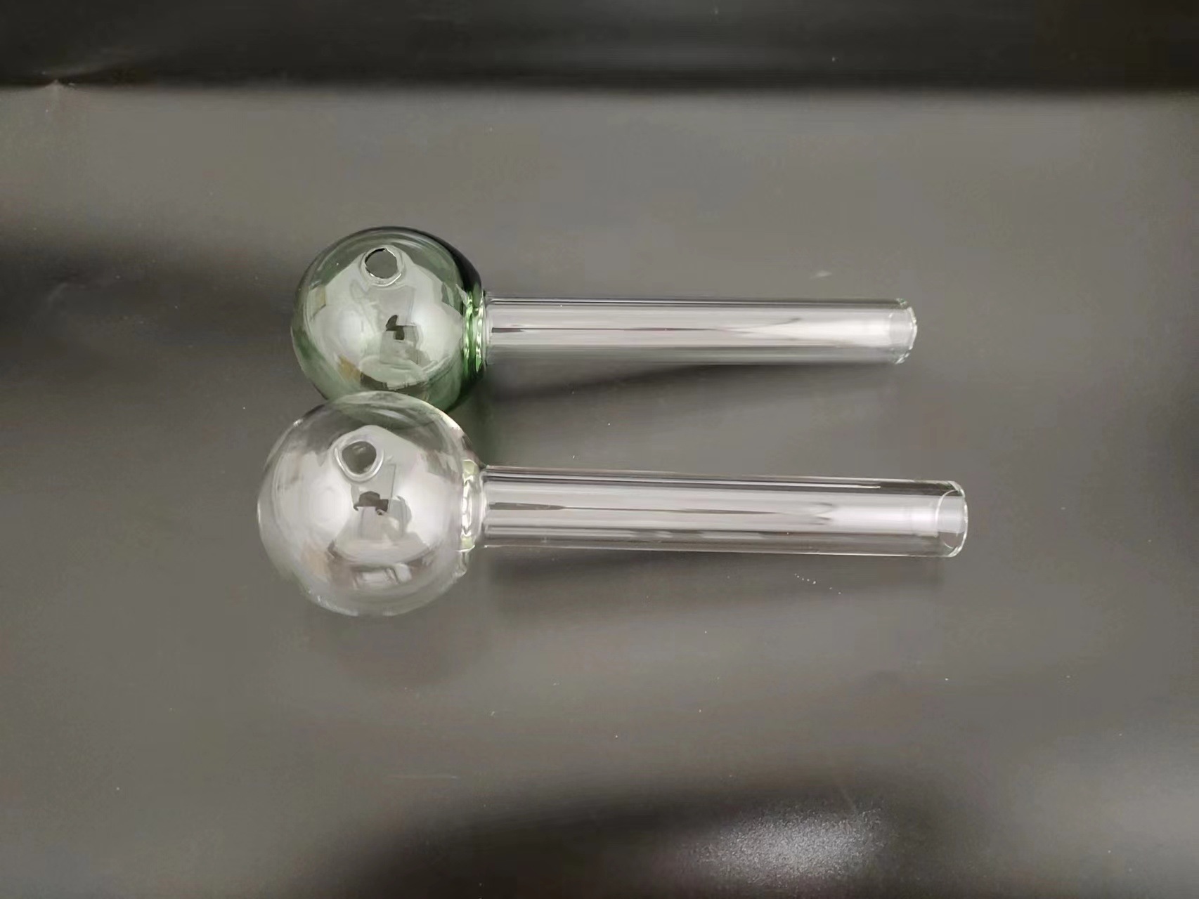 厂家批发外贸透明玻璃烟枪 水烟袋配件玻璃加长烟嘴 漏斗