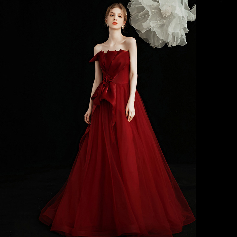 小礼服高腰蓬蓬裙