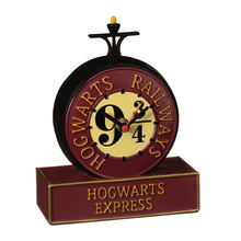 哈利波特9?周边 霍格沃茨特快座钟复古创意摆件钟表家用欧式装饰