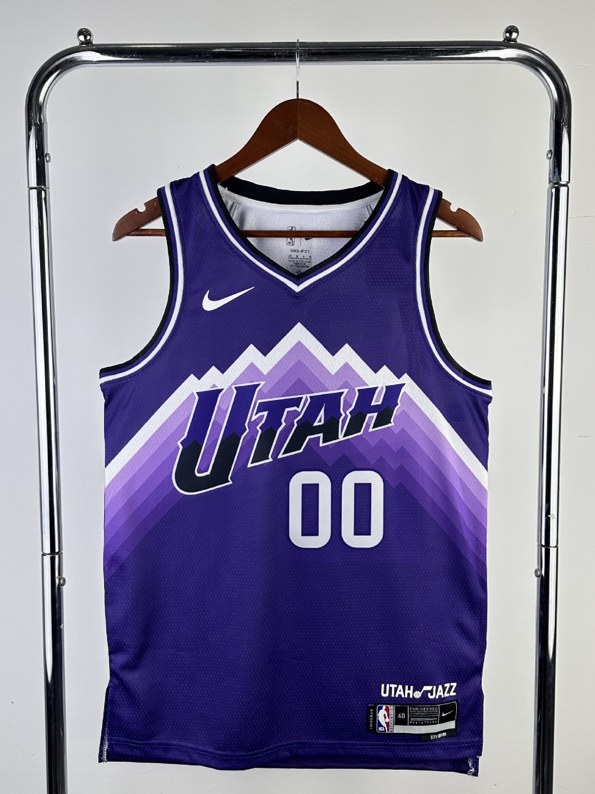 24赛季 爵士队 城市版 00号 卡拉克森23号 马尔卡宁nba球衣-阿里巴巴