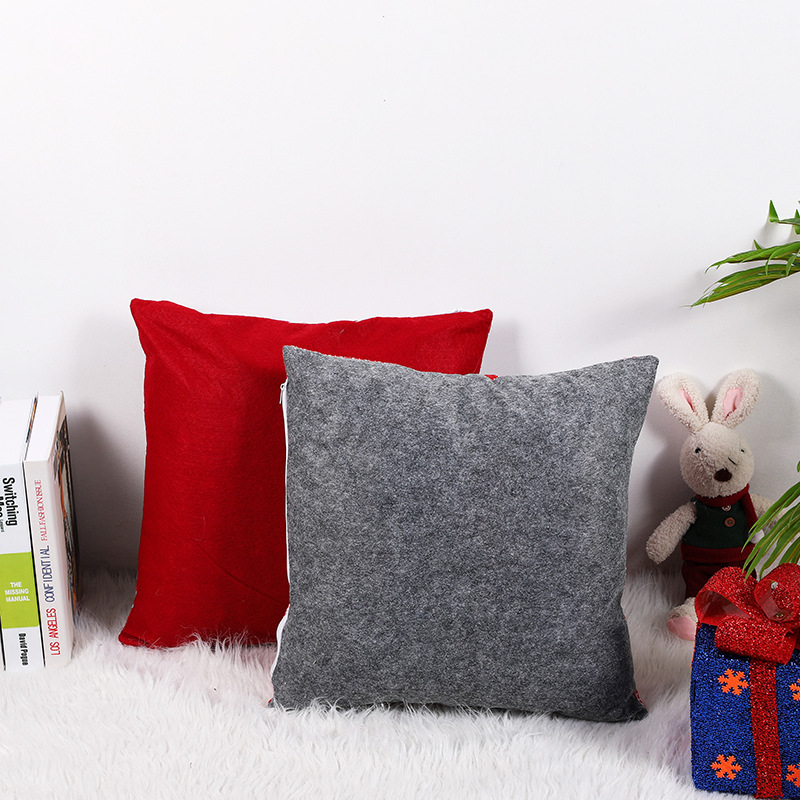 Christmas Decoration Supplies Pillow Cover Christmas Pattern Pillow Case Christmas Decoration Ornaments Christmas