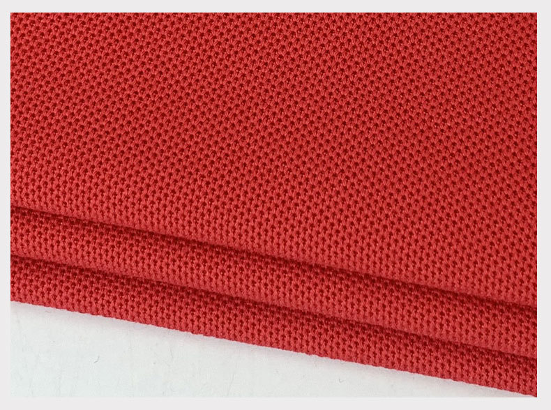 丝光棉双珠地 精梳棉网眼布 210g透气涤纶丝奶茶店工作服t恤面料