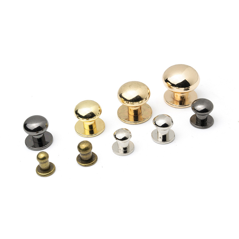 现货皮带锌合金和尚头 多层电镀奶嘴钉车件抽屉首饰盒拉手奶嘴钉