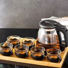 泡沫包装泡茶壶玻璃水具套装茶水分离功夫茶具一壶带水杯养生茶具