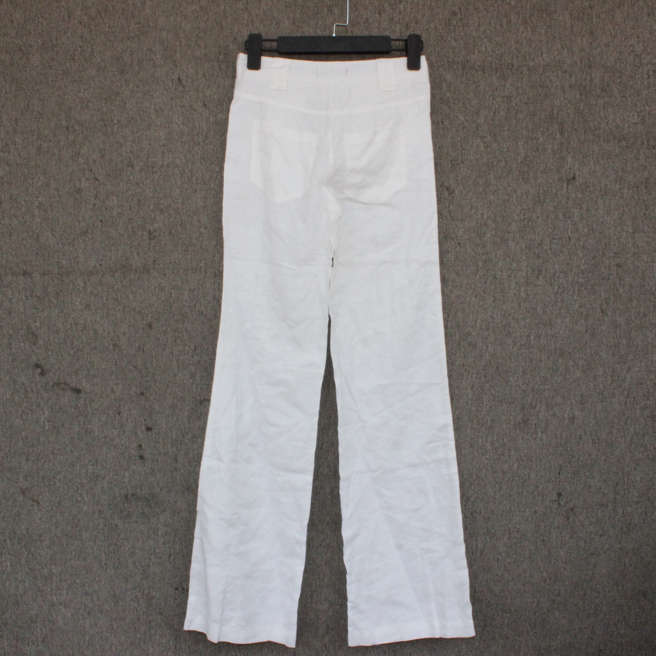 现货白色棉麻阔腿裤女夏季新款高腰舒适休闲女裤直筒宽松亚麻长裤