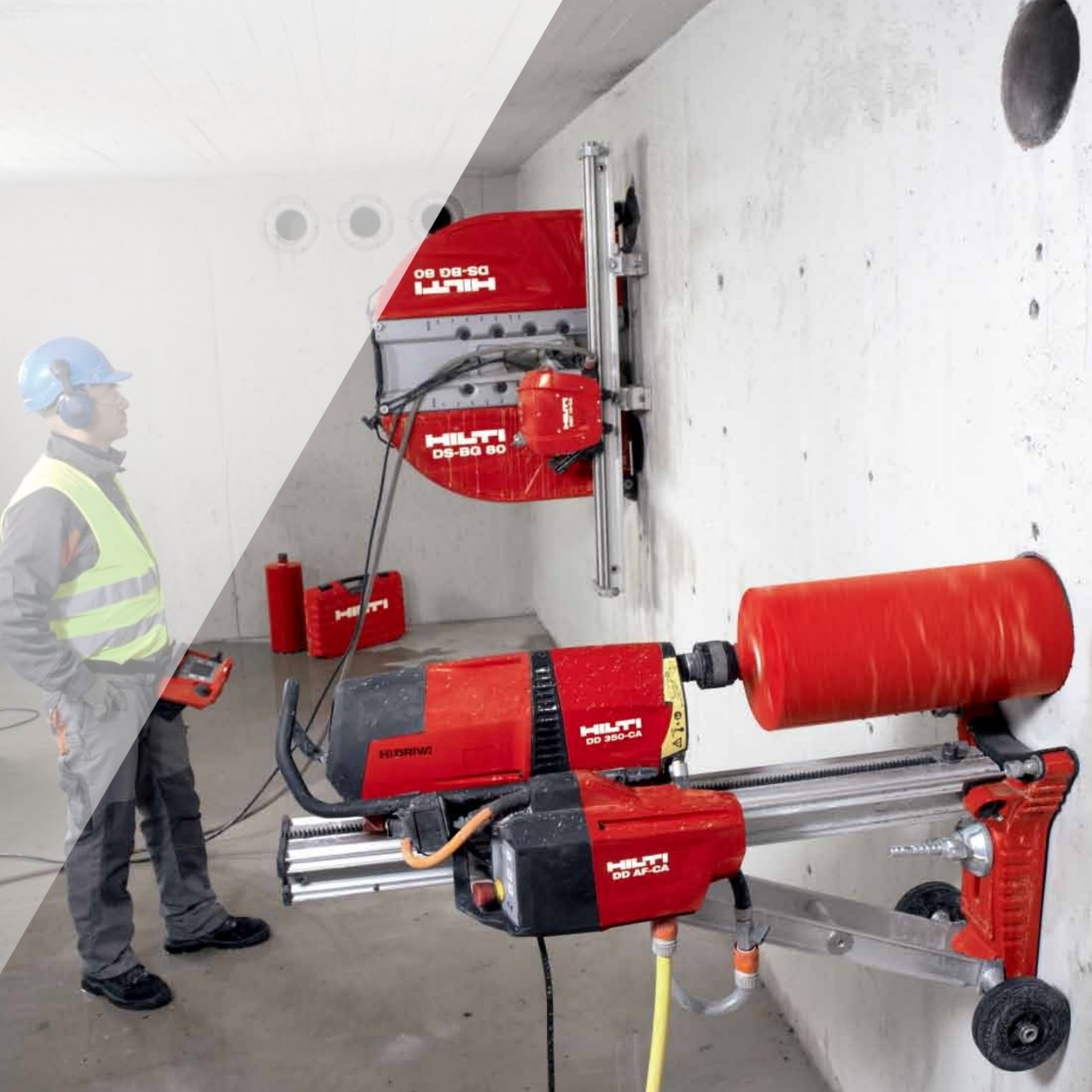 hilti喜利得dd120/150u/160钻孔取芯机-空心钻头延长杆导轨集水器