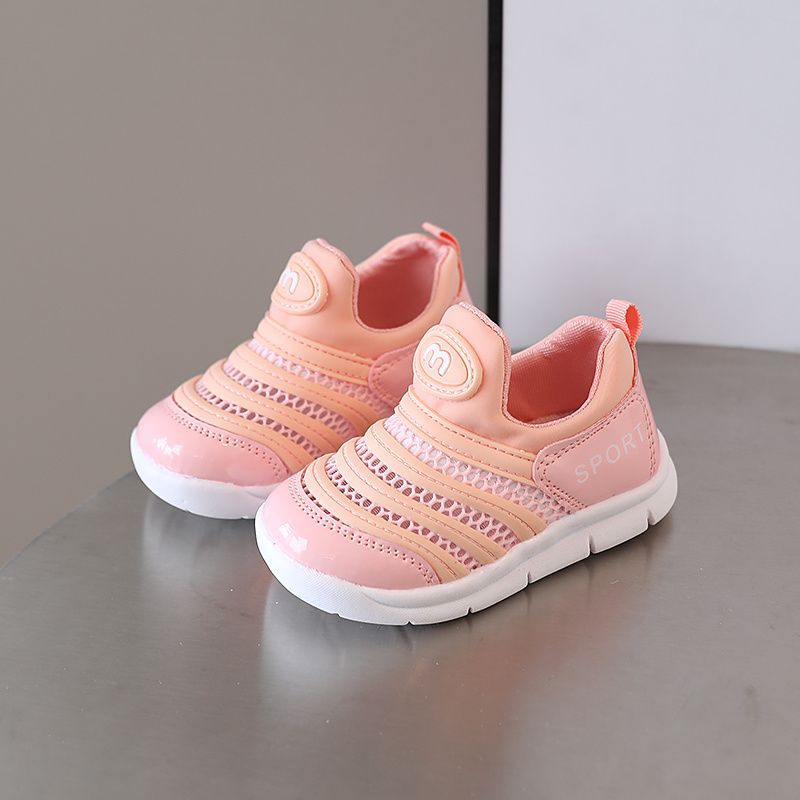 毛毛虫童鞋夏季1-6岁3儿童运动鞋女童休闲鞋宝宝学步鞋小童单网鞋