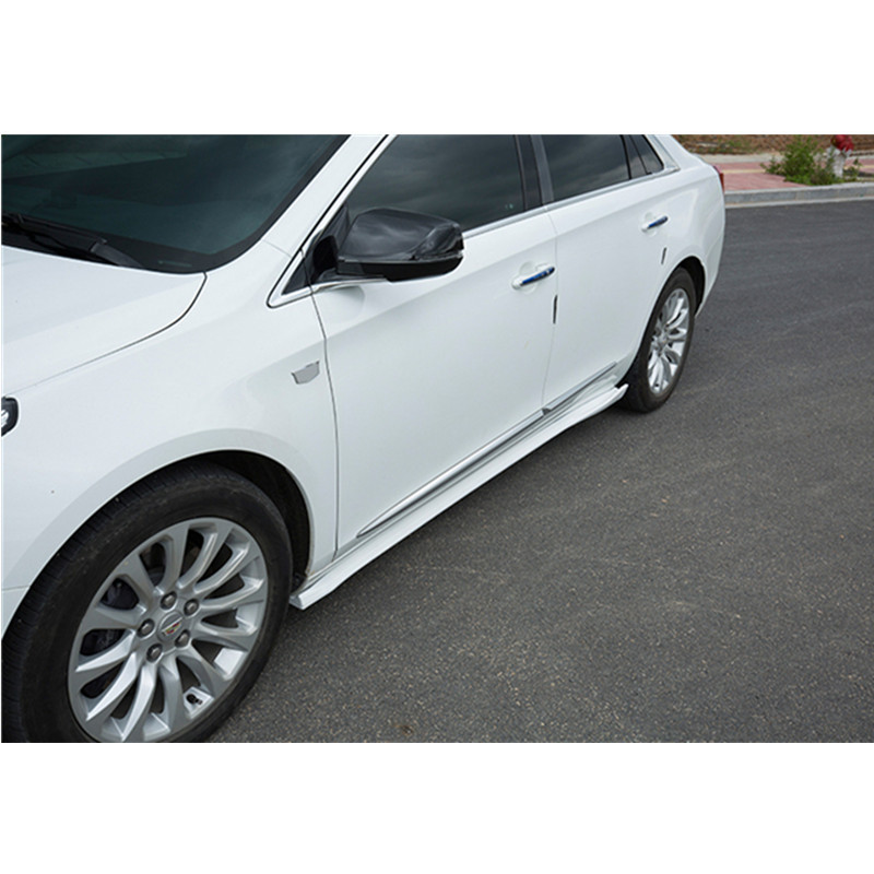 适用于凯迪拉克xts侧裙 汽车外饰配件改装无损安装凯迪拉克侧裙