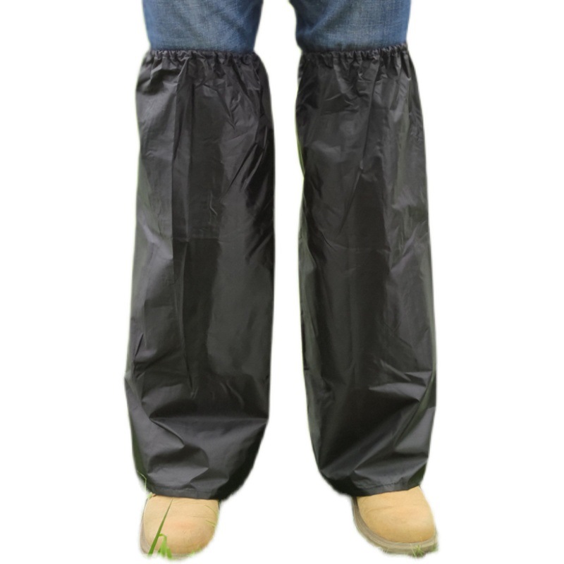 批发夏季防雨裤套成人裤腿束脚防水户外垂钓爬山腿裤管防水裤雨披