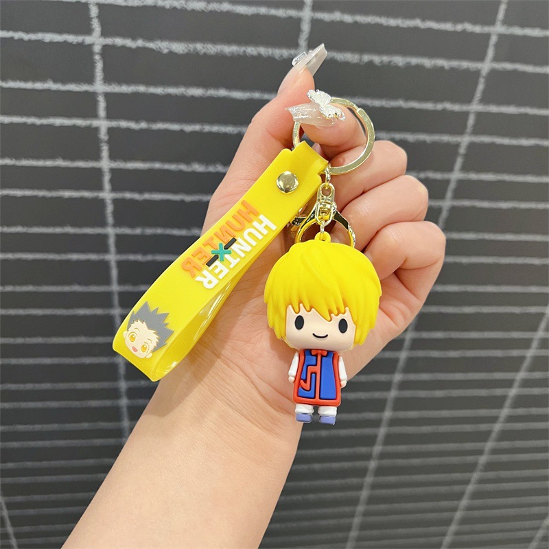 Creative Cartoon Full-Time Hunter Keychain Cute Little Jieqi Luolei Key Chain Men and Women Handbag Pendant