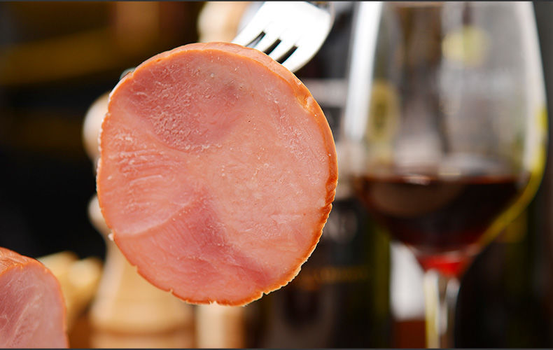 包邮波尼亚德式黑森林火腿600g 培根早餐肉火腿片火腿肠大根即食