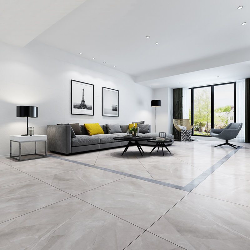 瓷砖地砖800x800全抛釉防滑地板砖新款客厅通体大理石灰色墙砖60