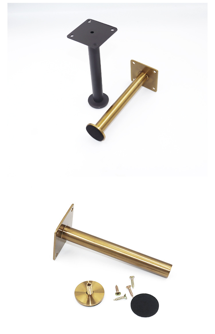 不锈钢电视柜脚可调节家具金属脚支撑腿沙发脚轻奢五金家具地脚