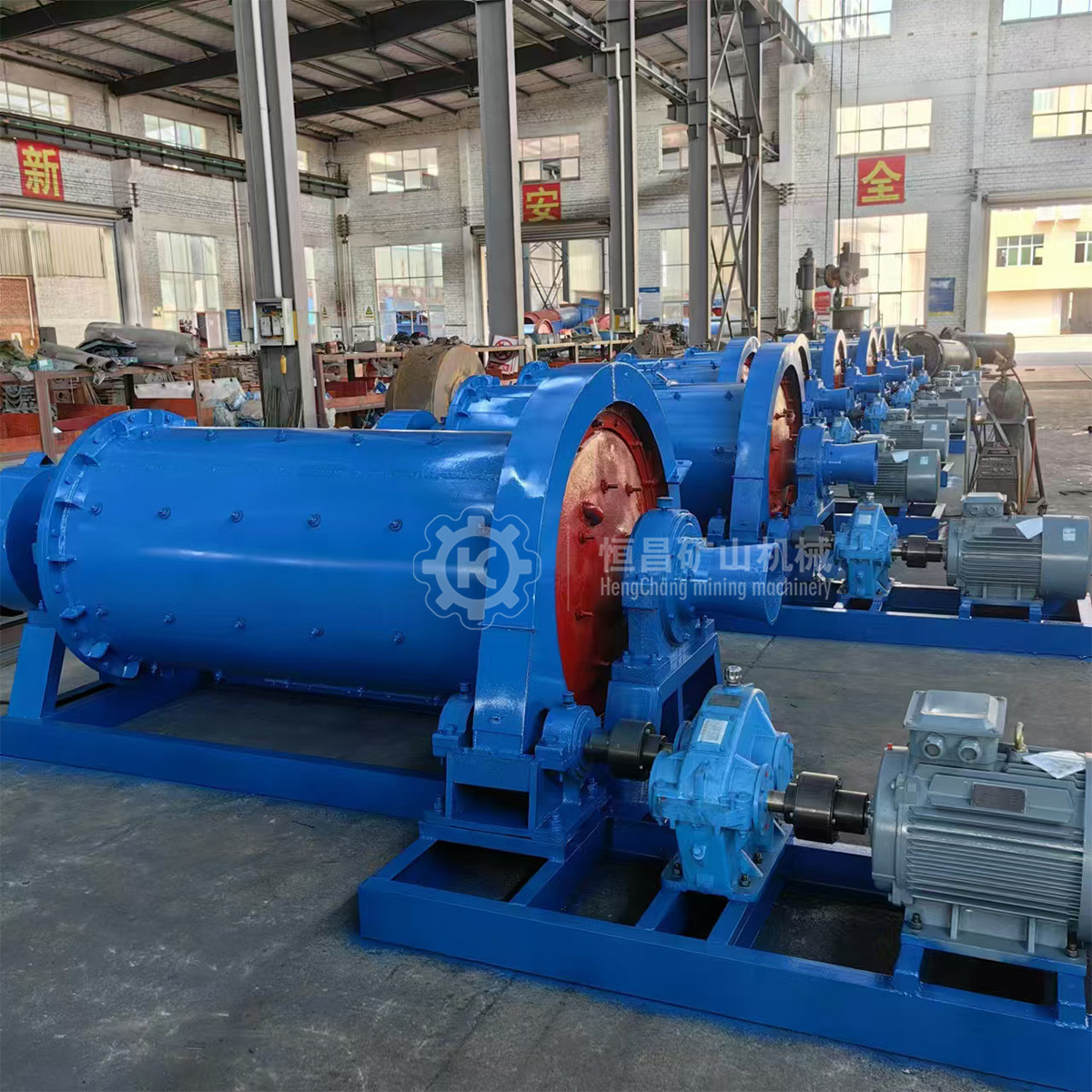 江西恒昌金矿石自动磨粉机 萤石氧化铝球磨机 粉煤灰氧化铁研磨机