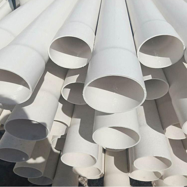 厂家供应pvc排水管白色大口径硬管埋地排水硬聚氯乙烯预埋灌溉管