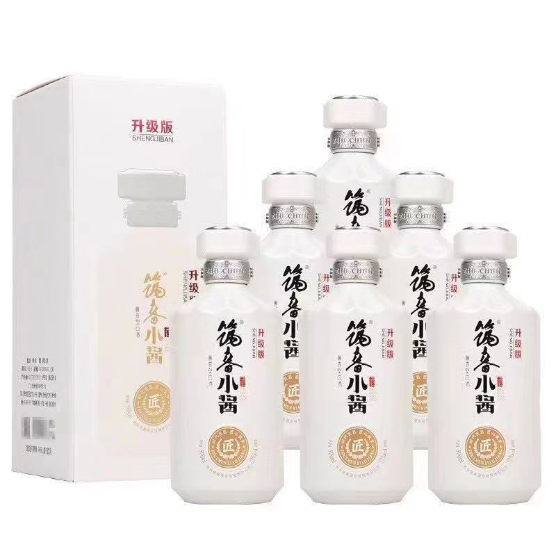 筑春小酱53度酱香白酒500毫升整箱六瓶整箱粮食酒现货批发供应