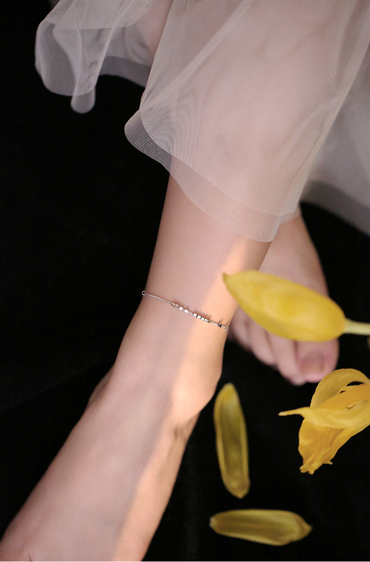 旅游纪念,员工福利包装独立包装造型几何型样式女式种类脚链销售序列