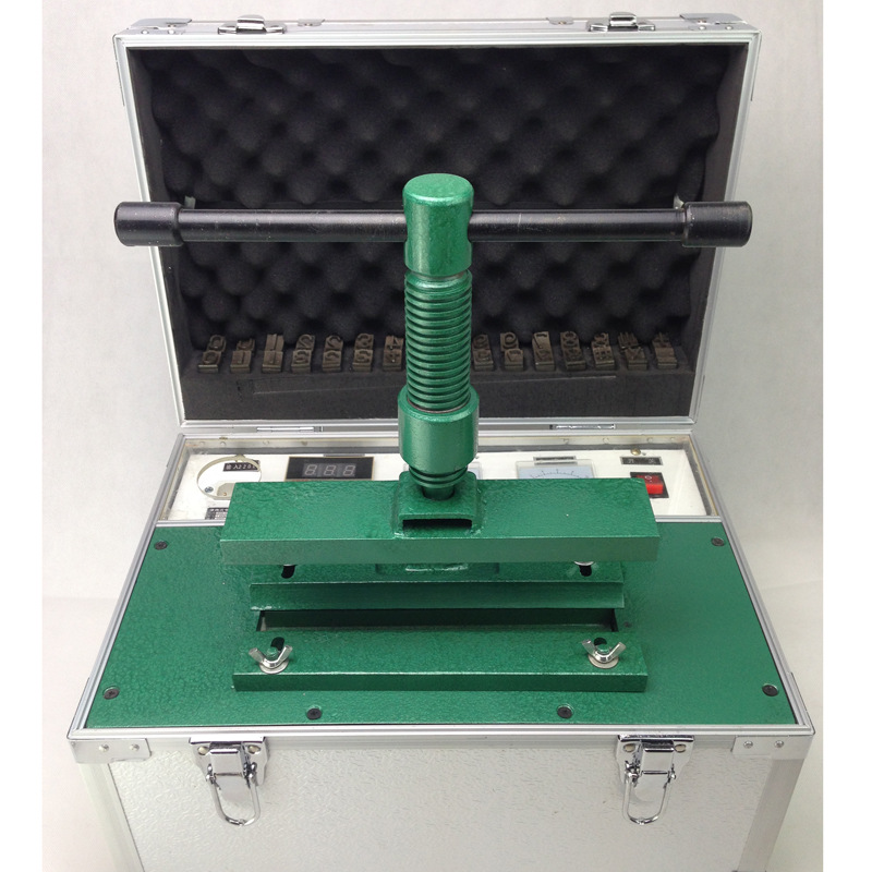 便携式电缆压号机 不易磨损矿用电缆打号机 自动控温电缆压号机