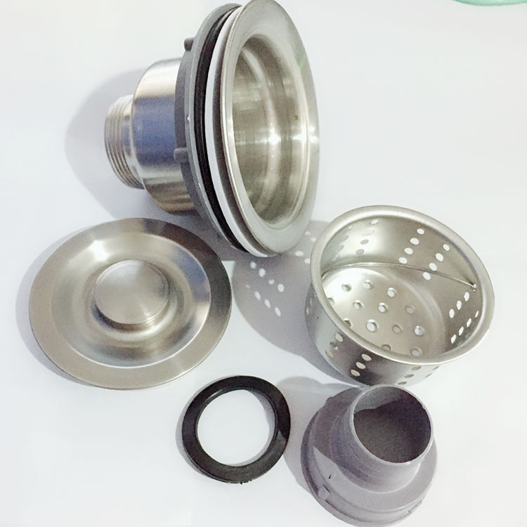 批发批发厨房不锈钢水槽下水器 水斗落水头配件 通用型洗衣池出水